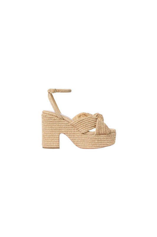 Liza Natural Platform Sandal