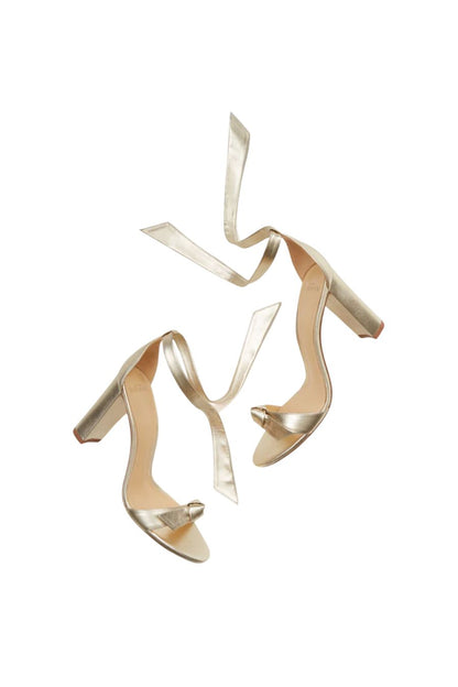 Clarita Block 90 Metallic Golden