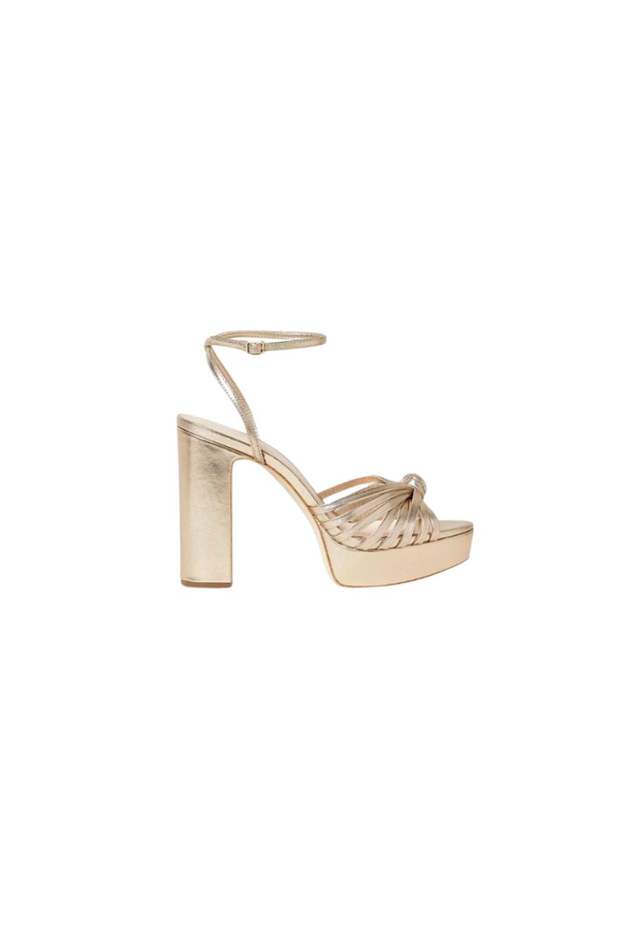 Rivka Champagne Knot Platform Sandal