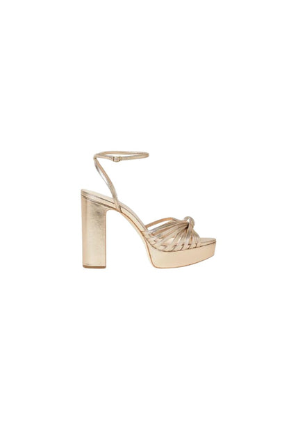 Rivka Champagne Knot Platform Sandal