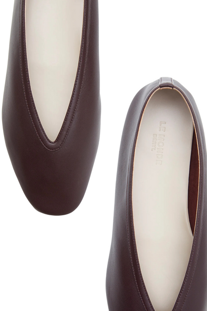 Luna Slipper in Bordeaux Leather