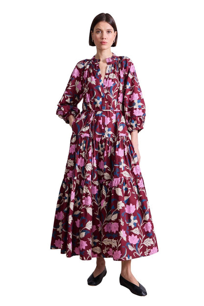Noto Maxi in Essa Floral Merlot