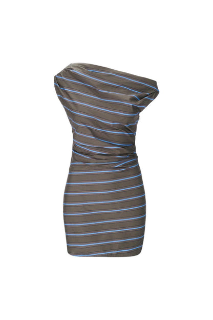 Phare Mini Dress in Huntington Stripe