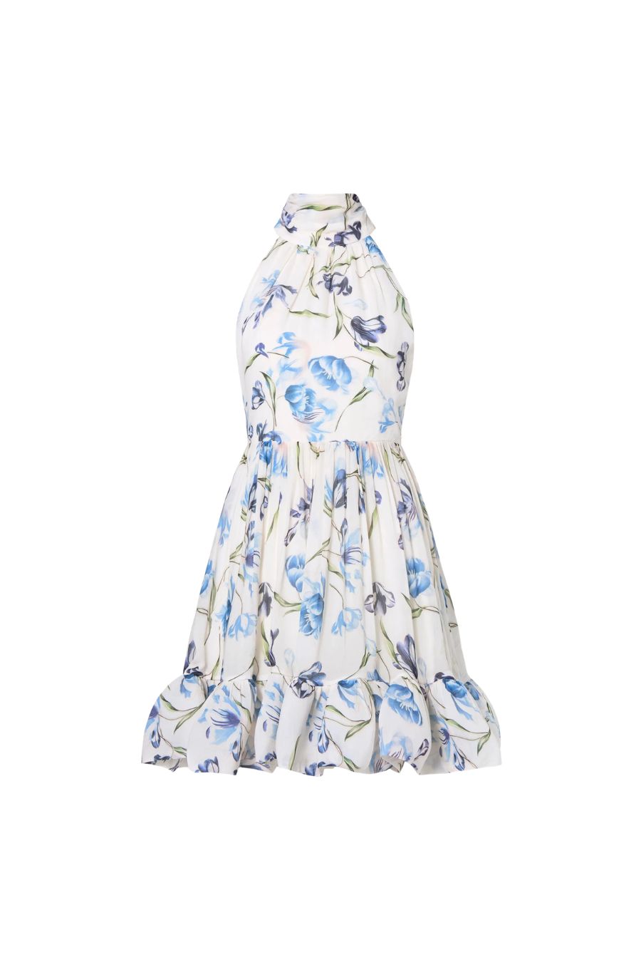 Fern Mini Dress in Tulip Blue