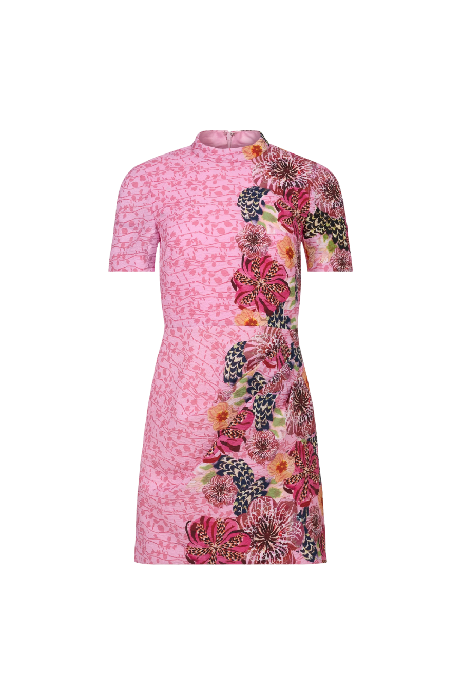 Draped Min Dress in Bamboo Bloom