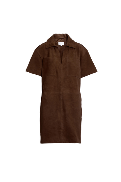 Tabby Dress in Chocolate