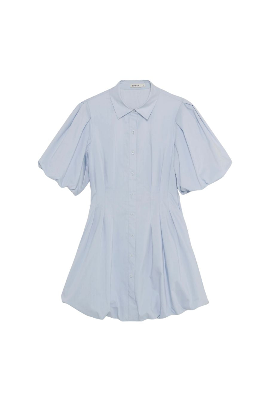 Cleo Balloon Mini Dress in Periwinkle Sky