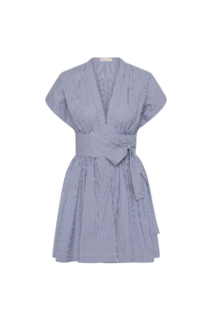 Lova Mini Dress Helle Stripe Vintage Navy
