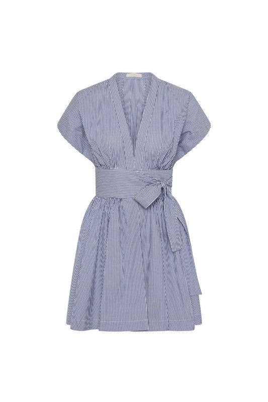Lova Mini Dress Helle Stripe Vintage Navy