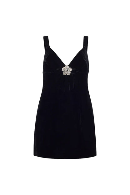 Gracie Mini in Black Lux Velvet