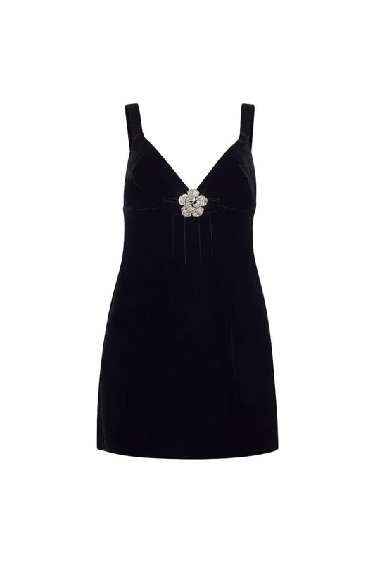 Gracie Mini in Black Lux Velvet