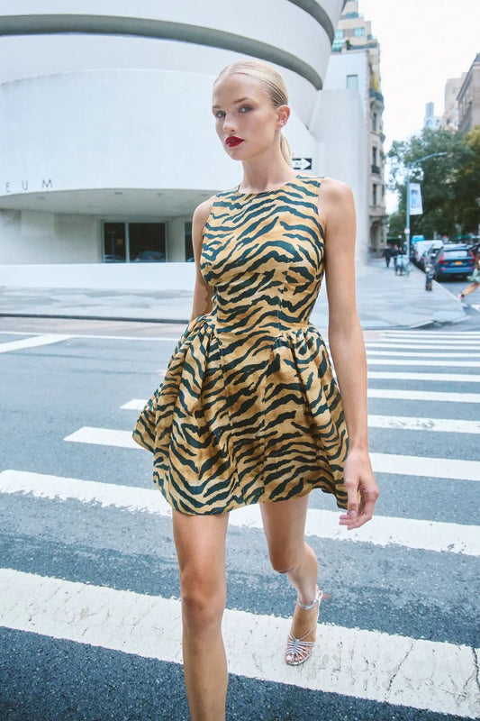 Layne Dress in Tiger