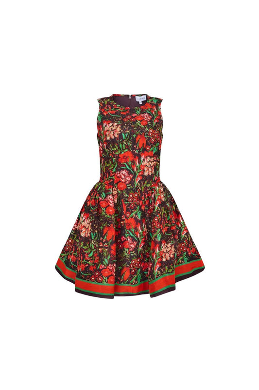 Layne Dress in Holiday Floral