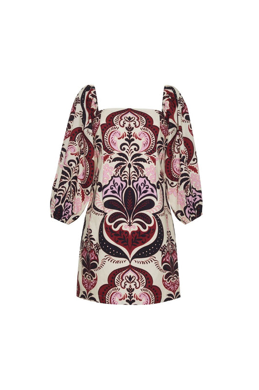 Montauk Dress in Palm Pavillion