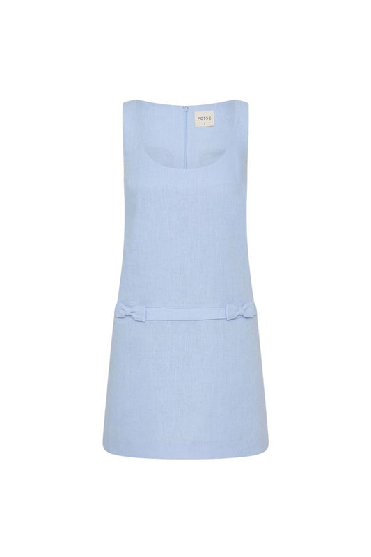 Harper Mini Dress in Blue