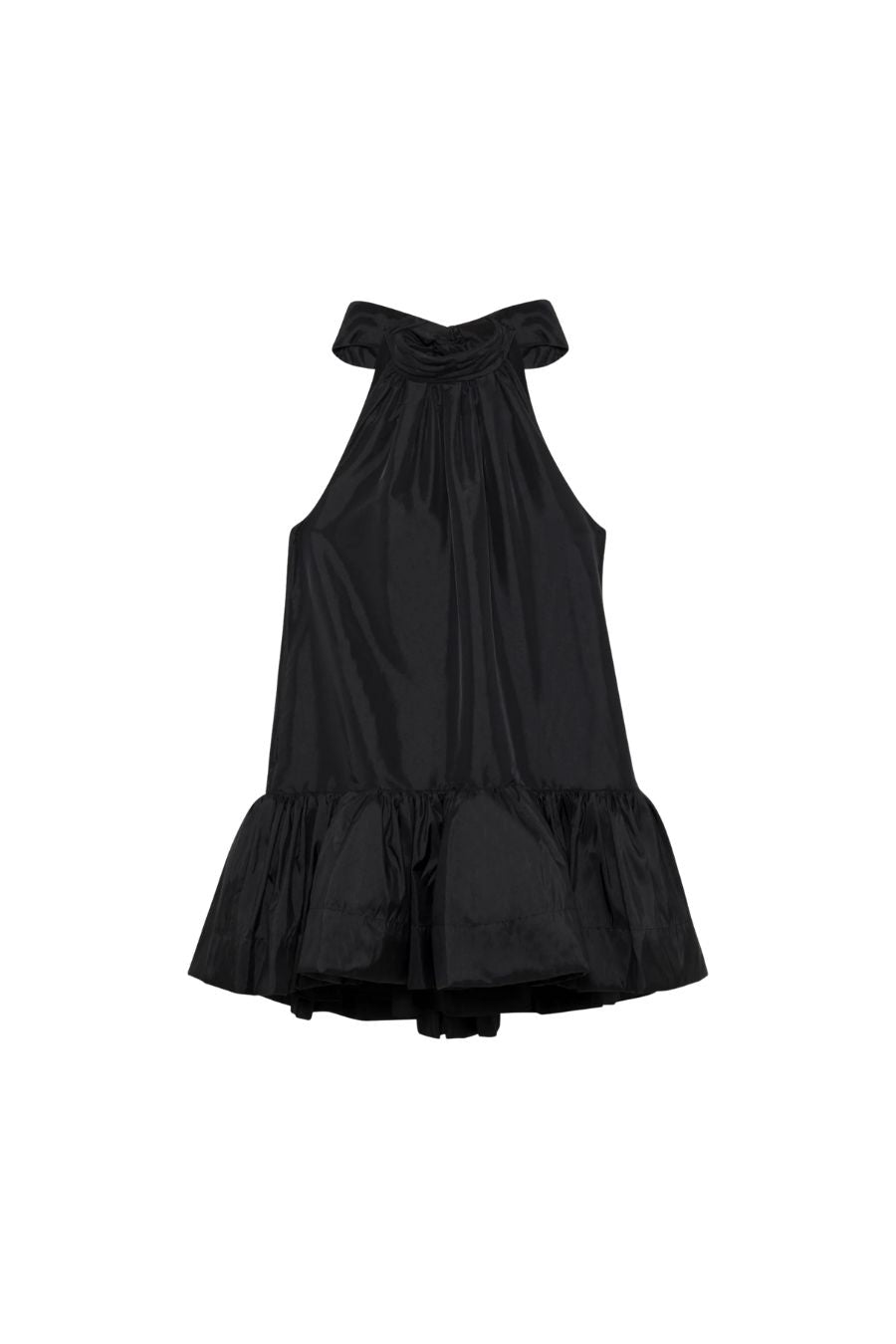 Hope Bow Tie Mini Dress in Black