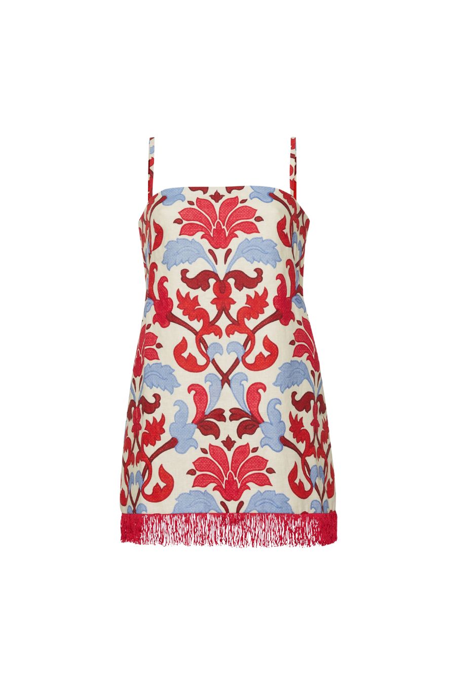 Valencia Mini Dress in Fleur Crest Ivory