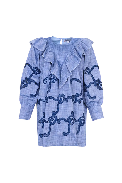 Azalea Dress in Seabank Chambray