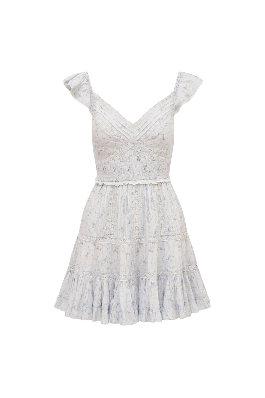 Presline Dress in Snowdrop Blue