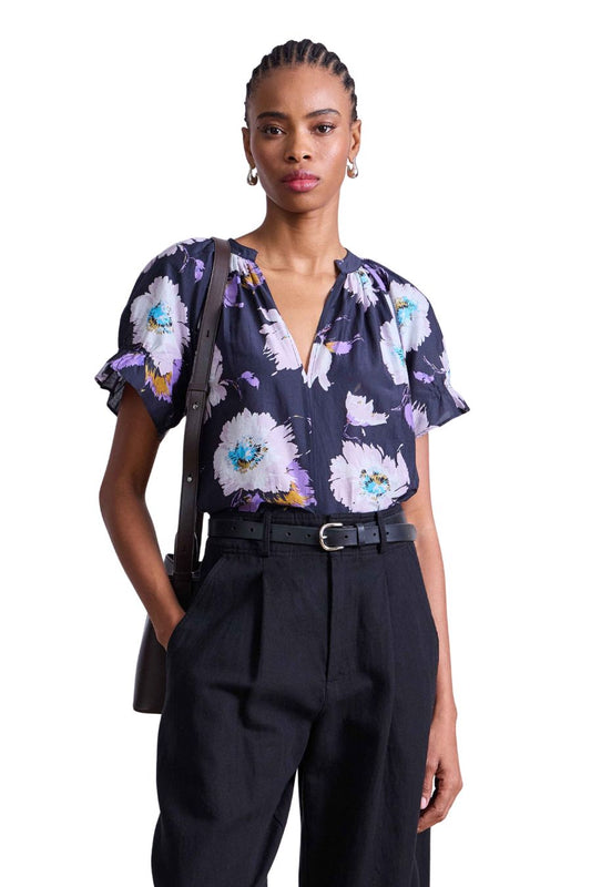 Lo Capo Top in Senna Floral Navy