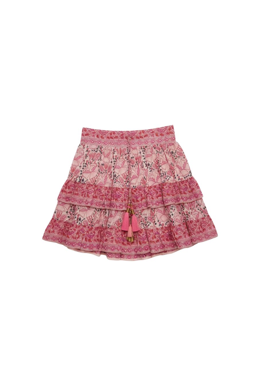 Bek Mini Skirt in Pink Print