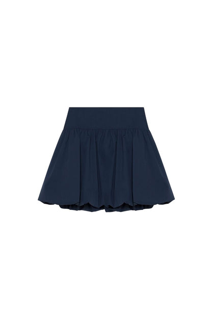 Pippa Bubble Mini Skirt in Midnight