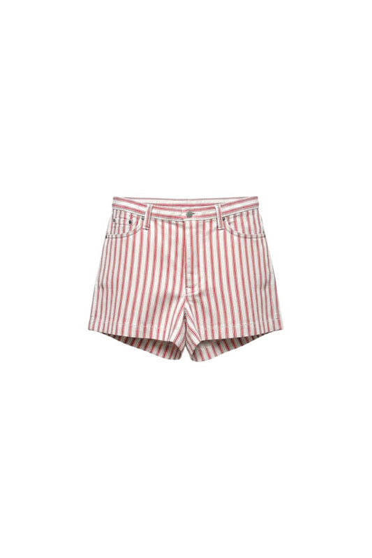 Zane Short in Red Clay Stripe
