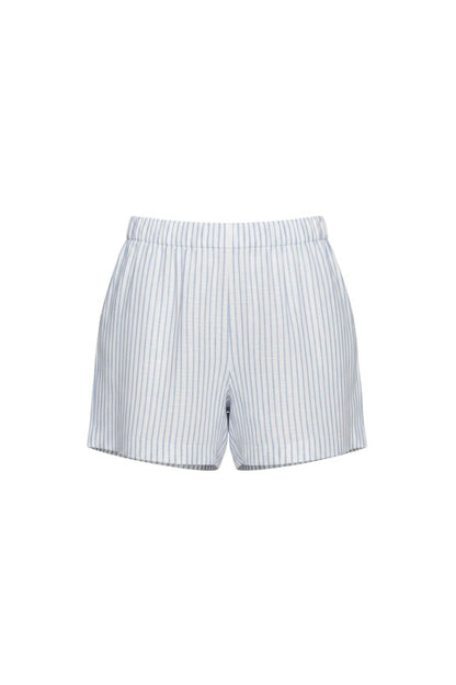 Casey Short in White/Classic Blue