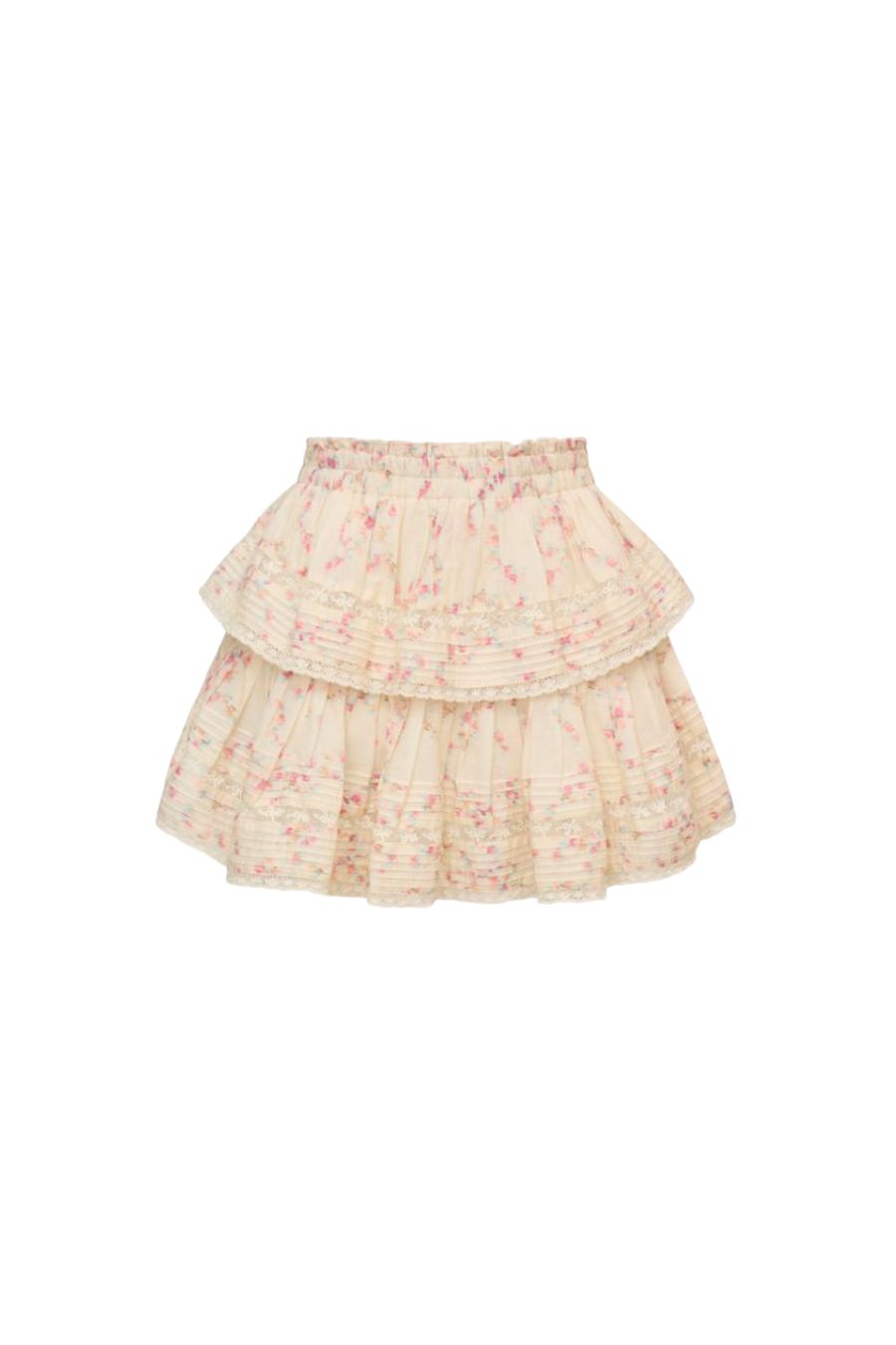 Ruffle Mini Skirt in Magnolia