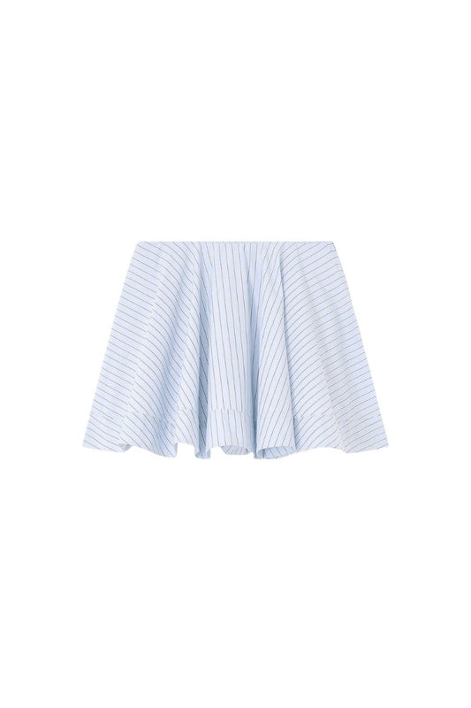 Stripe MiniCircleSkirt-LvdrLstr