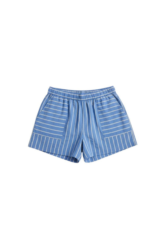 Tangier Short in Chambray Stripe