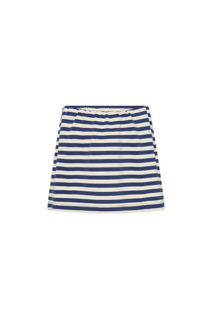 Haisley Skirt in Navy Stripe