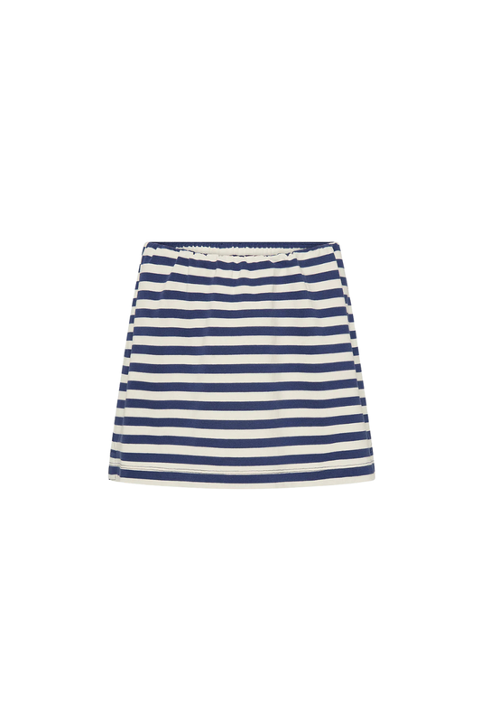 Haisley Skirt in Navy Stripe