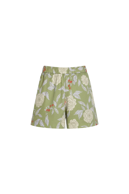 Fallon Short in Artichoke and Lilac Multi