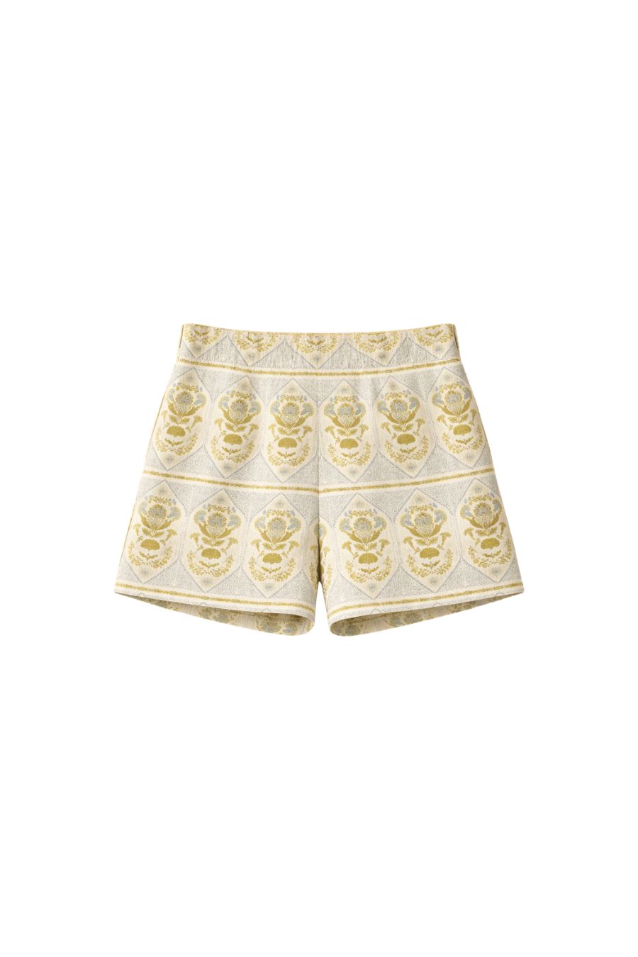 Ashton Short in Green Trellis