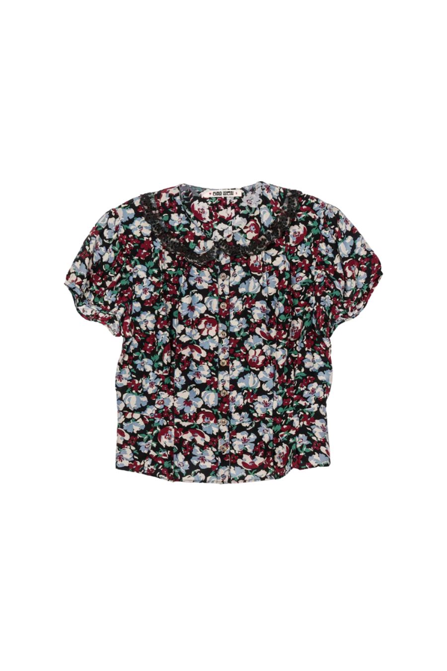 Yvonne Top Peonia Print