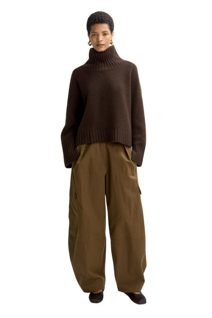 Girlfriend Turtleneck in Mocha