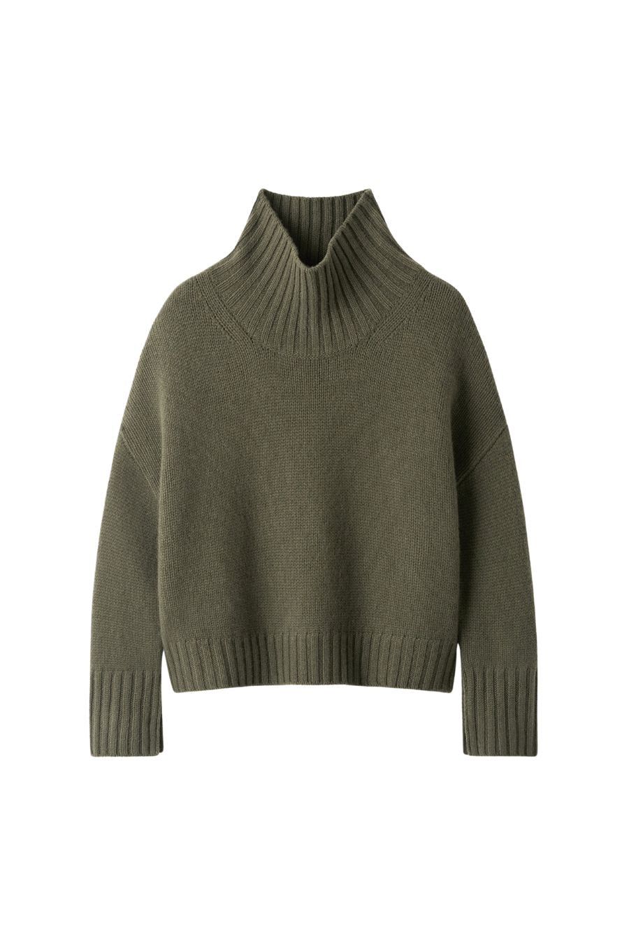 Girlfriend Turtleneck in Olive