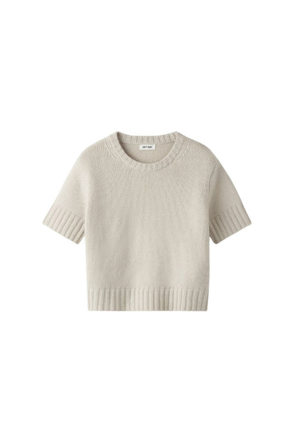 Chunky Short Sleeve in Chalk