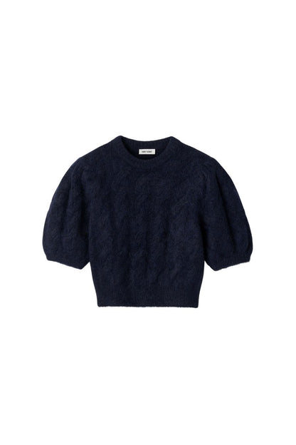 Alpaca Top in Navy