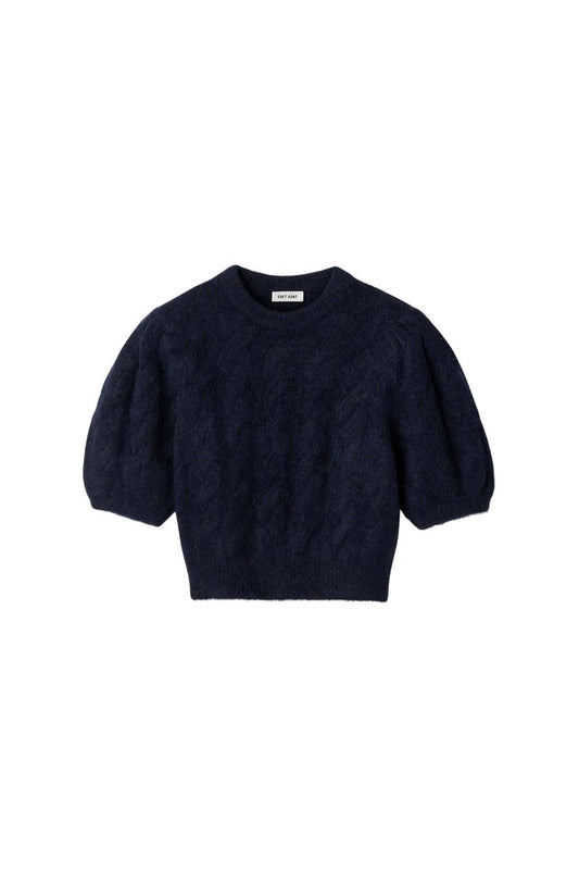 Alpaca Top in Navy