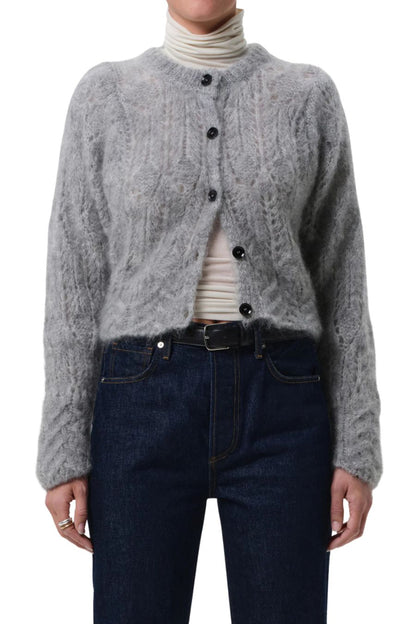 Odette Cardigan in Heather Grey