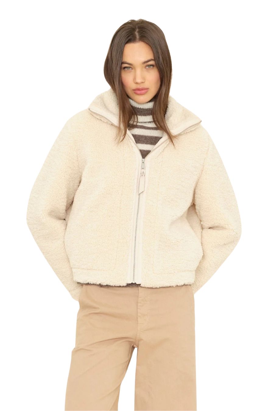 Cream Dree Bomber Jacket