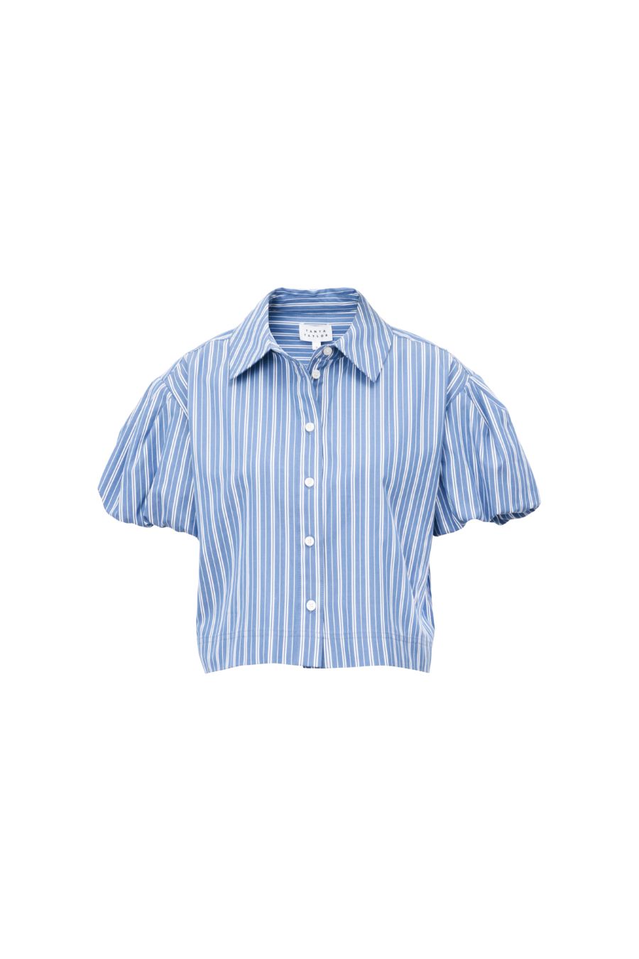 Elza Top in French Blue/White Multi