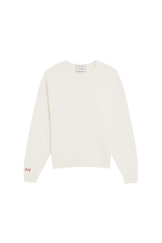 Artemis Cashmere Sweater in Ivory