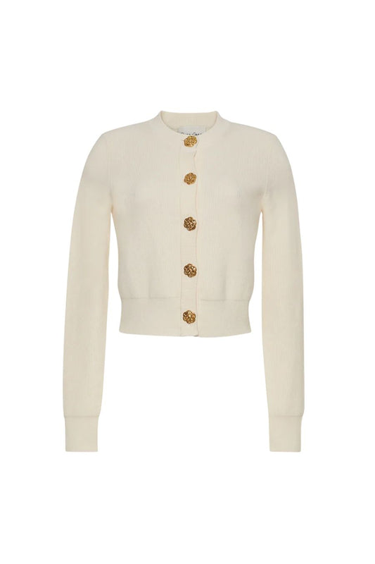 Ellery Cardigan in White