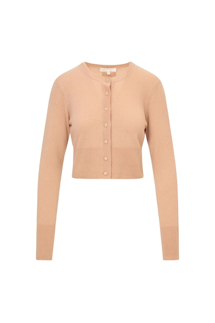 Adeanne Soft Cashmere Cardigan in Toffee