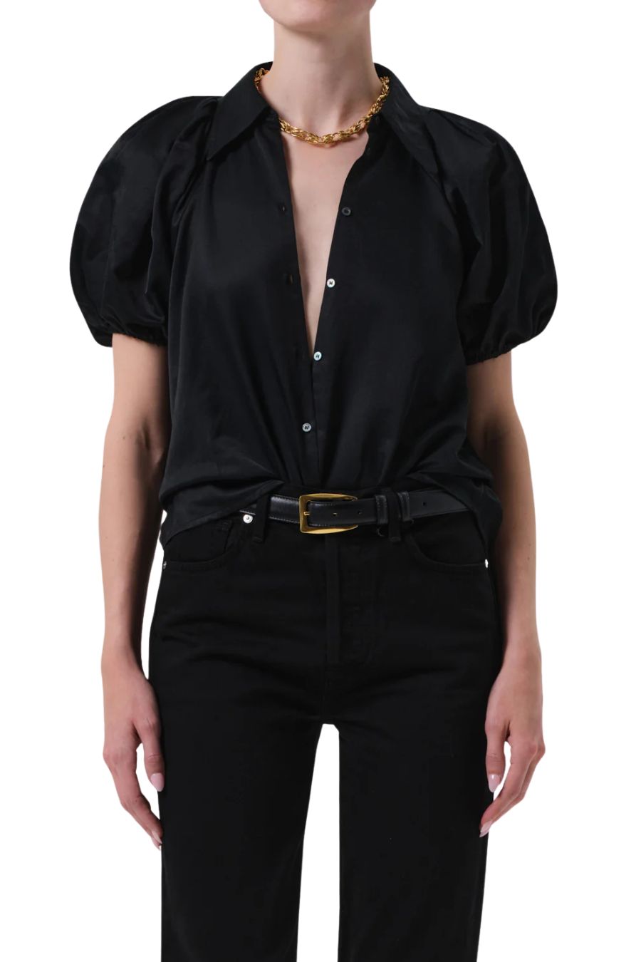 Leila Blouse in Black