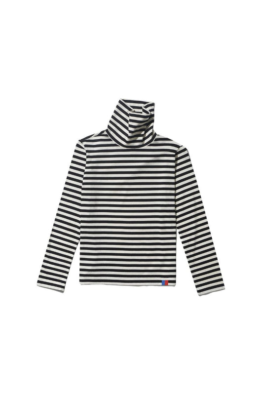 The Turtleneck in Black/Cream