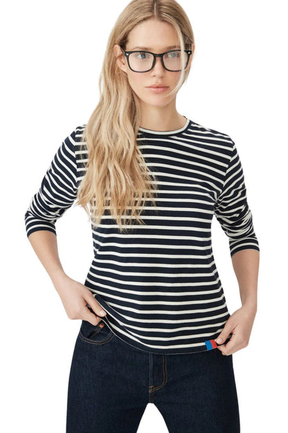 The Modern Long in Navy/Cream